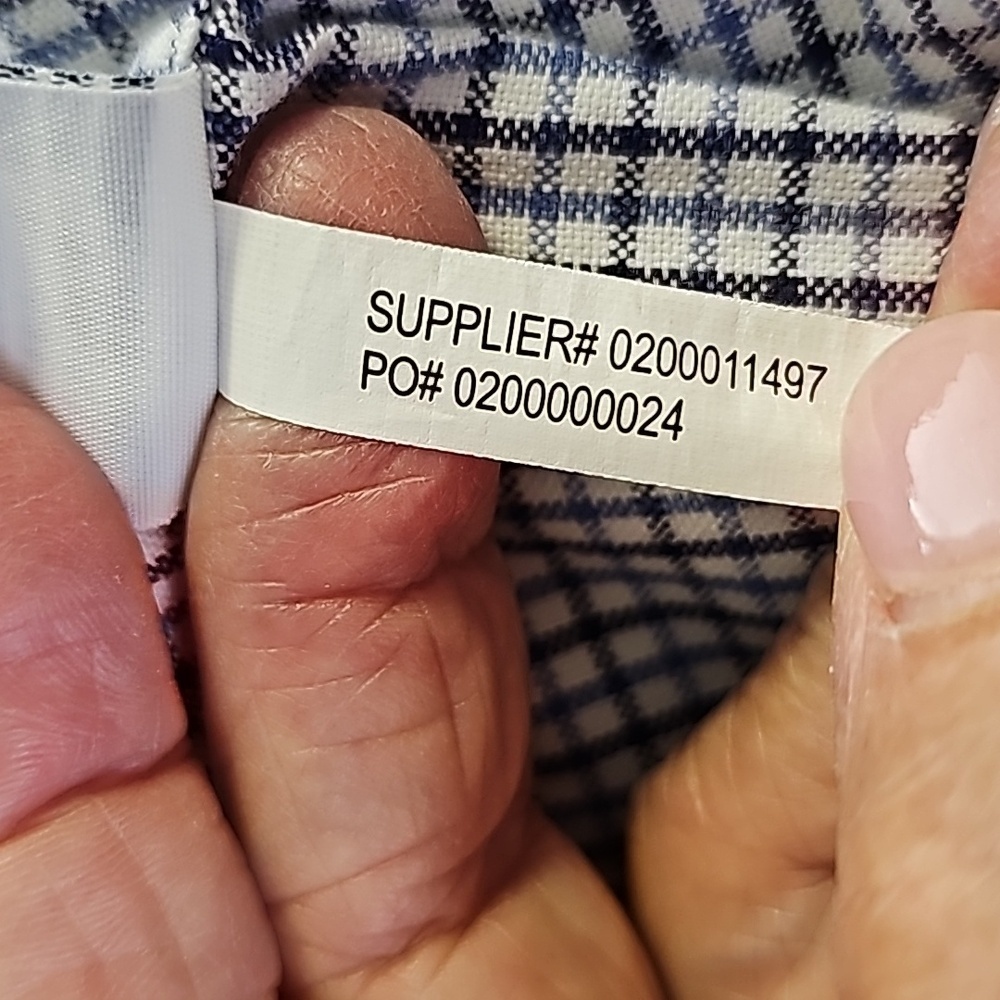 Ralph lauren mens classic fit long sleeve shirt. XL plaid Preppy print Excellent - Picture 11 of 12